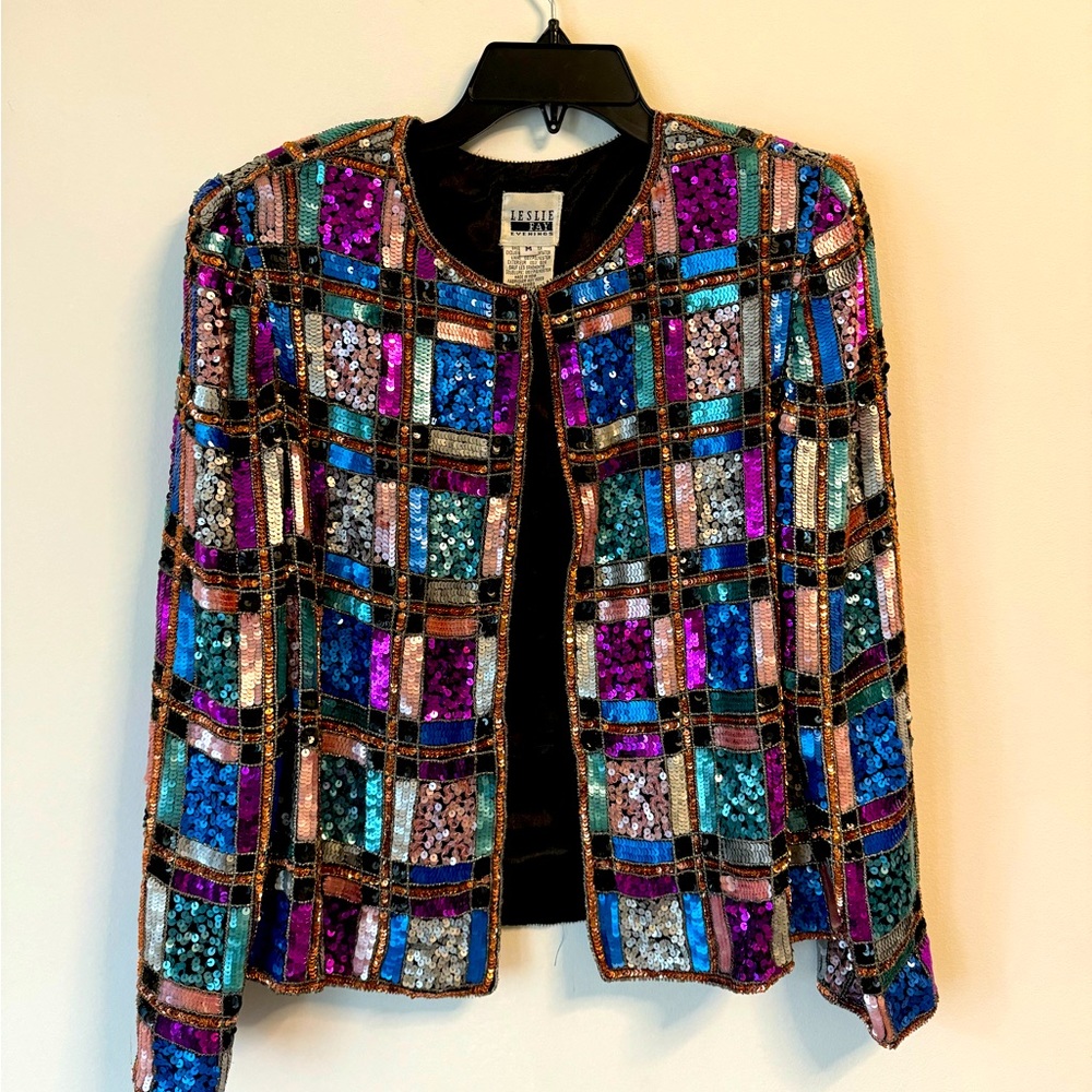 1970s Disco-era Leslie Fay Evenings Blazer